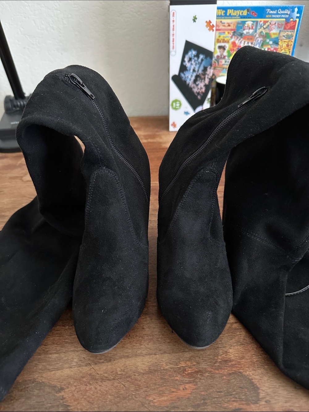Wild Diva Suede-like Over the Knee Thigh High Boots Size 6